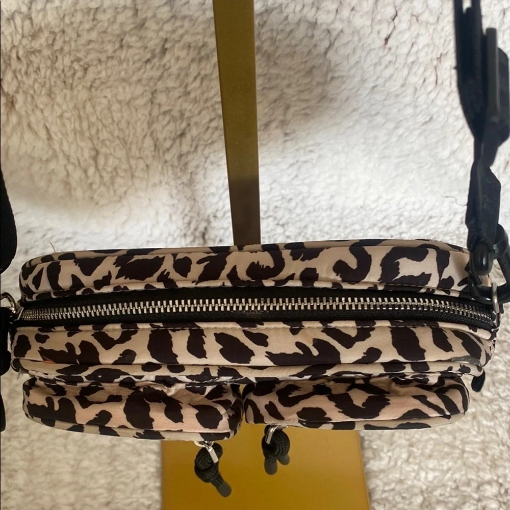 Zara Black Leopard Print  Bag